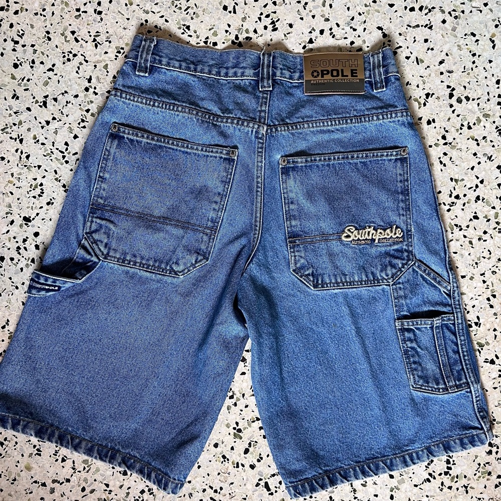 South Pole Blue Denim Men's Shorts